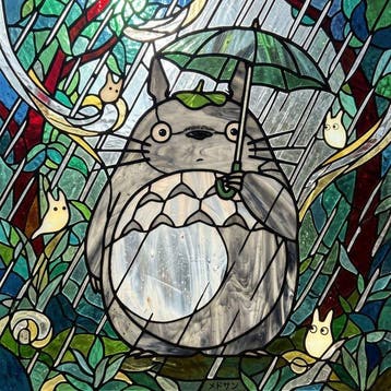 MEDSAN - Stained Glass Totoro in the Rain () -
