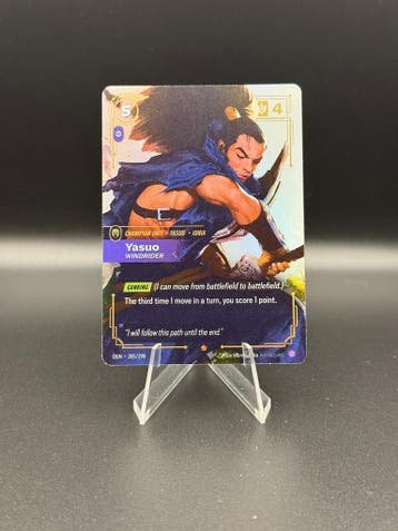 Riftbound Yasuo Windrider OGN 205/298 L.O.L, Verzenden, Nieuw