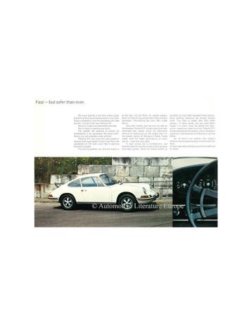 1970 PORSCHE 911 BROCHURE ENGELS, Nieuw, Porsche, Author