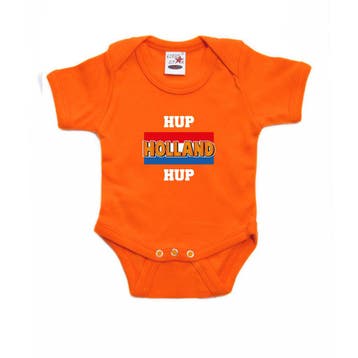 Oranje fan romper / kleding Holland hup Holland hup EK/ WK.., Ophalen of Verzenden, Nieuw