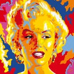 Kunstdruk Vladimir Gorsky - Marilyn Monroe 85x85cm, Verzenden, Nieuw