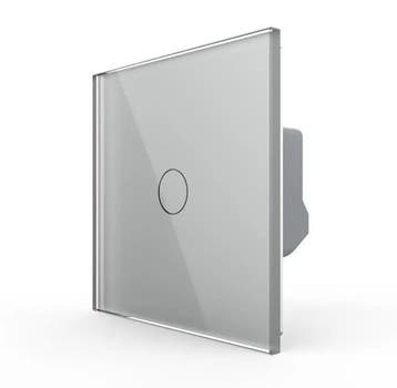Livolo Touch Dimmer Wisselschakelaar | Grijs | Glaspaneel |, Doe-het-zelf en Verbouw, Elektra en Kabels, Ophalen of Verzenden