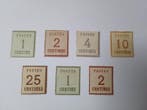 Frankrijk 1870/1871 - Zeldzaam lot postzegels Frankrijk, Gestempeld