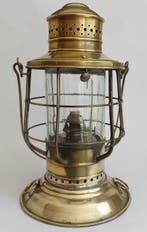 Perko Ships lamp - Messing, Glas
