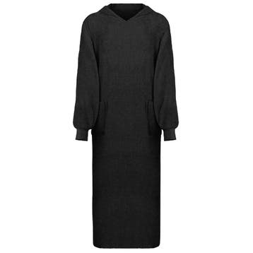 vidaXL Deken hoodie KINN Zwart XXL Katoen, Verzenden, Nieuw