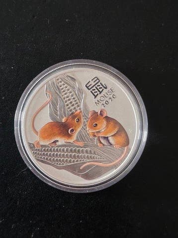 Australië. 1 Dollar 2020, Lunar II, 1 Oz (Zonder