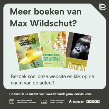 Psychologie van gedrag in organisaties - Max Wildschut, Boeken, Verzenden, Gelezen, Max Wildschut