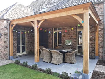 Roma dining tuinstoel naturel rotan - olefin black, Tuin en Terras, Ophalen of Verzenden, Nieuw
