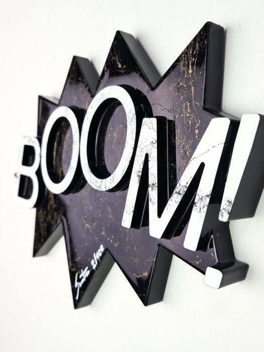 Santicri (1992) - Boom! gold marble, Antiek en Kunst, Kunst | Designobjecten