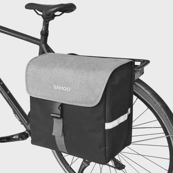 SAHOO Fietstas Dubbel 40L - Grote Capaciteit Achterdrager Fi, Verzenden, Nieuw
