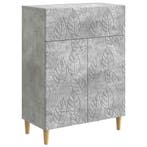vidaXL Dressoir Betongrijs 66 x 34,5 x 90 cm Bewerkt hout, Verzenden, Nieuw, Overige houtsoorten, Minder dan 50 cm