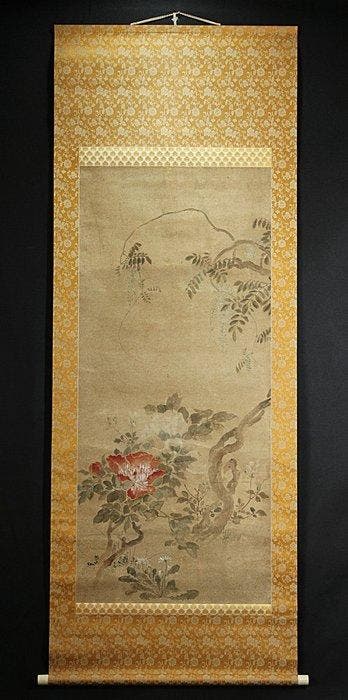 Flowers - With seal by artist - Japan - Late Edo periode