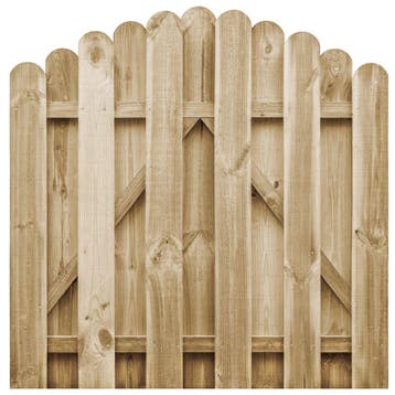 vidaXL Poort 100x100 cm geïmpregneerd grenenhout, Verzenden, Nieuw