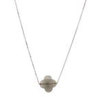 Witgouden collier van Morganne Bello 42 cm 18 karaat, Verzenden, Zo goed als nieuw, Goud, Verstelbaar