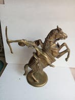 Beeldje, cavalier - 26 cm - Brons - 1880, Antiek en Kunst