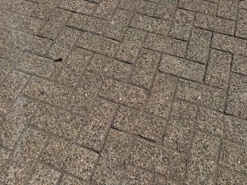 Betonklinkers BKK grijs 8cm dik, Tuin en Terras, Tegels en Klinkers, Gebruikt, Beton, 10 m² of meer, Klinkers