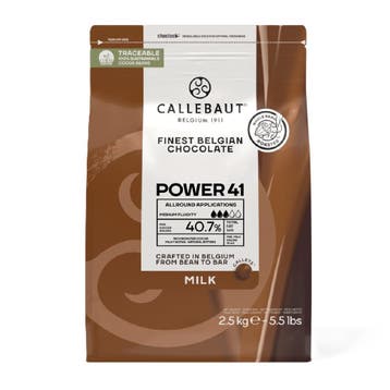 Callebaut Chocolade Callets Melk Minder Suiker 2,5kg, Verzenden, Nieuw