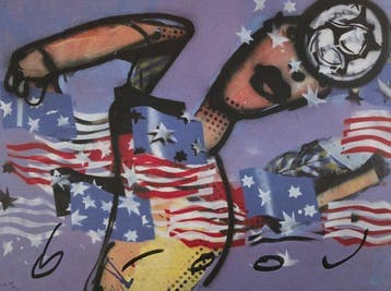 Herman Brood (1946-2001) - WK USA 1994 incl. ges., Antiek en Kunst