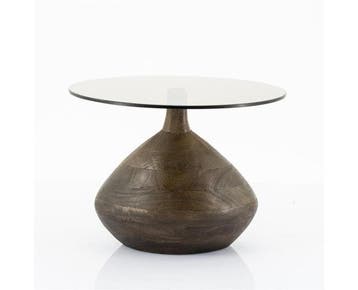 Bijzettafel Bond 50x50cm - brown | BY-BOO, Ophalen of Verzenden, Nieuw