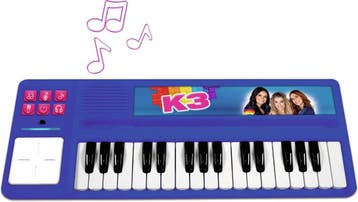 K3 Speelgoedinstrument - Piano met drumpad - Met fragmenten, Ophalen of Verzenden, Zo goed als nieuw