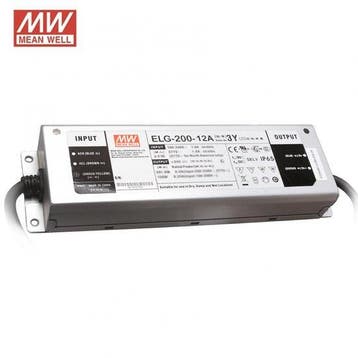 12V | MEANWELL DRIVER | IP65 | 200W, Nieuw