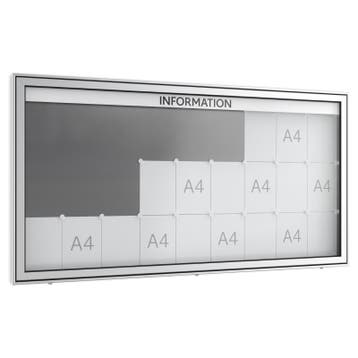 Informatiekast Buiten Draaideur 27x A4 Premium, Nieuw in verpakking