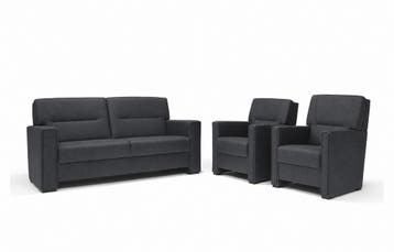 Purmerend Fauteuil - Rug: Hoog - fauteuils - Antraciet, Nieuw, Stof