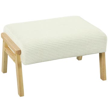 TRUUSK Zithocker met Zacht Zitkussen - Houten Poten - Voeten, Huis en Inrichting, Woonaccessoires | Kussens, Verzenden, Nieuw