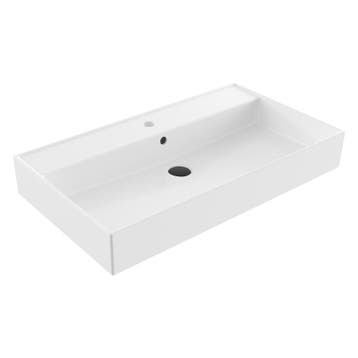Sani Royal Wastafel Edge Keramiek Wit Glans, Doe-het-zelf en Verbouw, Nieuw