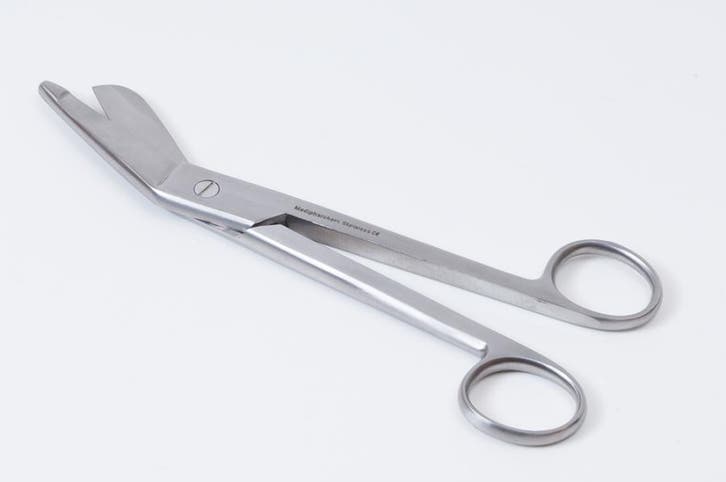 Esmarch gips/verbandschaar - RVS - 20 cm, Diversen, Verpleegmiddelen, Nieuw, Verzenden