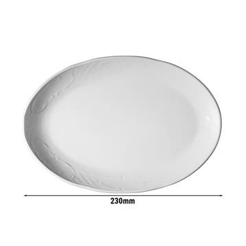 GGM Gastro | (12 stuks) CLASSICO - bord - ovaal - porselein, Huis en Inrichting, Keuken | Servies, Verzenden, Nieuw, Bord(en)