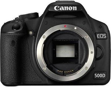 Canon EOS 500D Spiegelreflexcamera Body - Zwart, Verzenden, Zo goed als nieuw