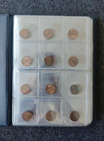 Duitsland, Weimar Republiek Album with German coins: 1, 10,