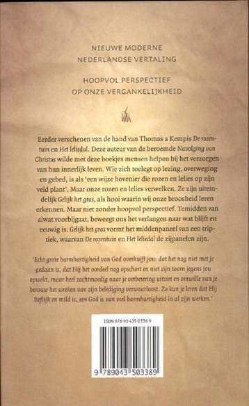 Gelijk het gras 9789043503389 Thomas a Kempis, Boeken, Verzenden, Zo goed als nieuw, Thomas a Kempis