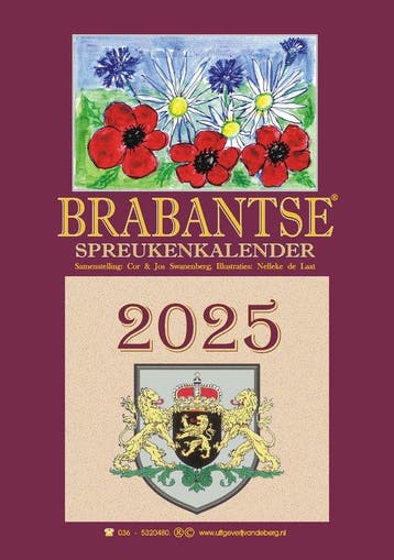 9789055125364 Brabantse spreukenkalender 2025 | Tweedehands, Verzenden, Zo goed als nieuw, Cor Swanenberg