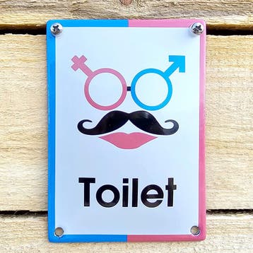 Genderneutraal toilet, Verzenden, Nieuw