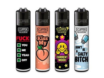 Clipper Aansteker - Funny Qoutes       1 stuks, Ophalen of Verzenden, Nieuw