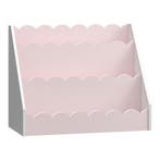Kinderboekenkast Vestnes 48x61x30 cm roze en wit [en.casa], Verzenden, Nieuw