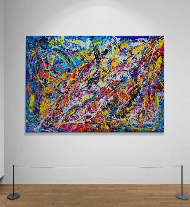 Jovan Srijemac (1962) - Good feeling - XXL, Antiek en Kunst, Kunst | Schilderijen | Modern