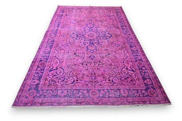 Roze designer vintage - Vloerkleed - 275 cm - 165 cm - met, Nieuw