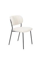 Eetkamerstoel - Mascot - Beige - Boucle - House of Rebels, Verzenden, Nieuw