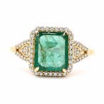 Zonder minimumprijs - Ring - 14 karaat Geel goud - 2.51ct., Sieraden, Tassen en Uiterlijk, Ringen, Nieuw