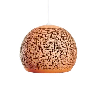 Pott Hanglamp Spongeup! - Terracotta, Ophalen of Verzenden, Gebruikt, Overige materialen