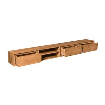 Zwevend tv meubel Ambiance Naturel | 240 cm | Starfurn, Ophalen of Verzenden, Nieuw
