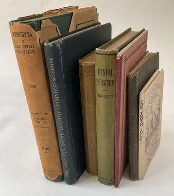 Various - Lot with 7 books on dentistry - 1914-1974