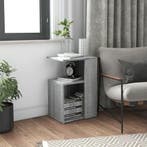 vidaXL Bijzettafel 36x30x56 cm bewerkt hout grijs sonoma, Huis en Inrichting, Tafels | Bijzettafels, Verzenden, Nieuw, 45 tot 60 cm