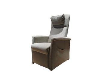 Fitform relax en sta op stoel, mini uitvoering grijs stof, Huis en Inrichting, Fauteuils, Minder dan 50 cm, Minder dan 75 cm, Stof