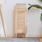 vidaXL Kastdeur met lamellen 69x29,5 cm massief grenenhout, Huis en Inrichting, Kasten | Overige, Verzenden, Nieuw