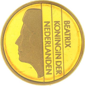 Nederland. Beatrix. 5 Gulden 1988 t/m 2001 in PROOF compleet