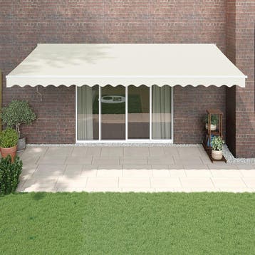 vidaXL Luifel uittrekbaar 5x3 m stof en aluminium, Tuin en Terras, Verzenden, Nieuw
